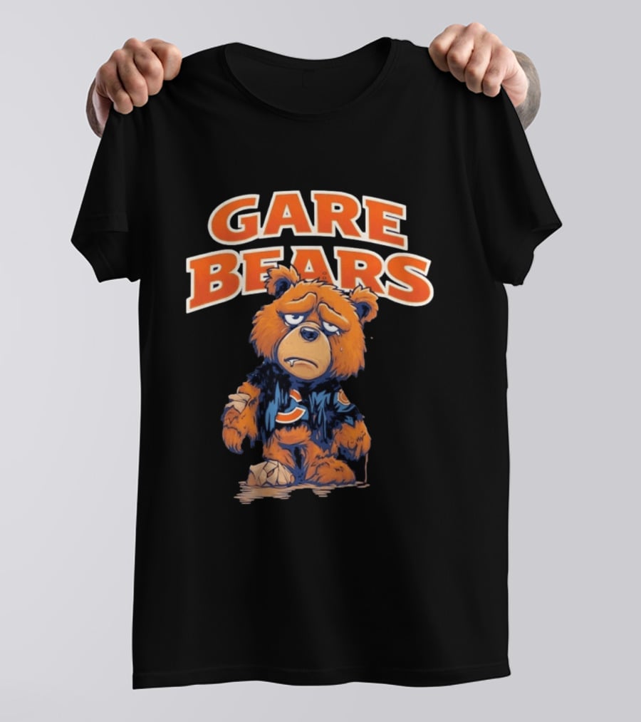 Gare Bears Sad Bear Chicago Bears Football T-Shirt