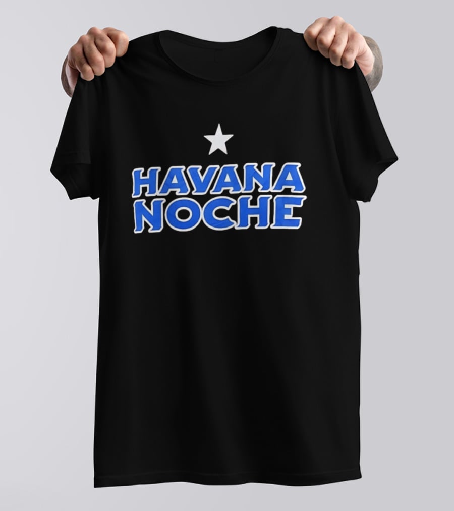 Havana Noche Star Decoration Cuba Night Travel T-Shirt