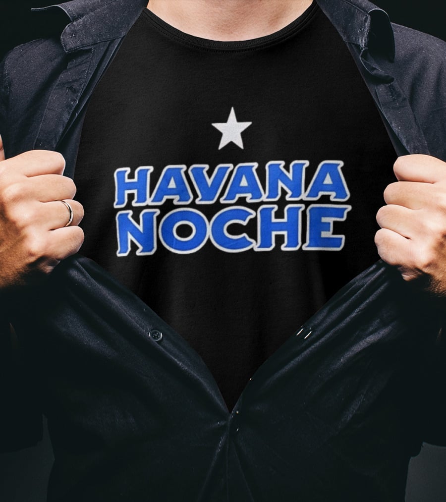 Havana Noche Star Decoration Cuba Night Travel T-Shirt