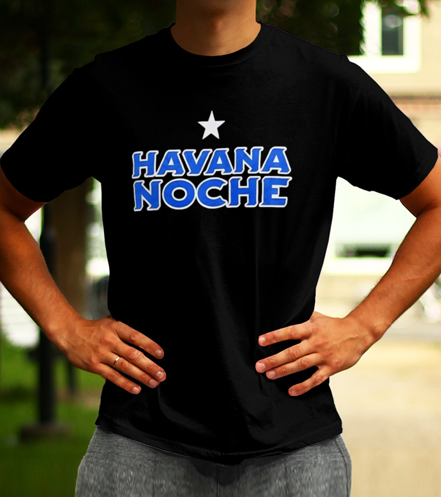 Havana Noche Star Decoration Cuba Night Travel T-Shirt