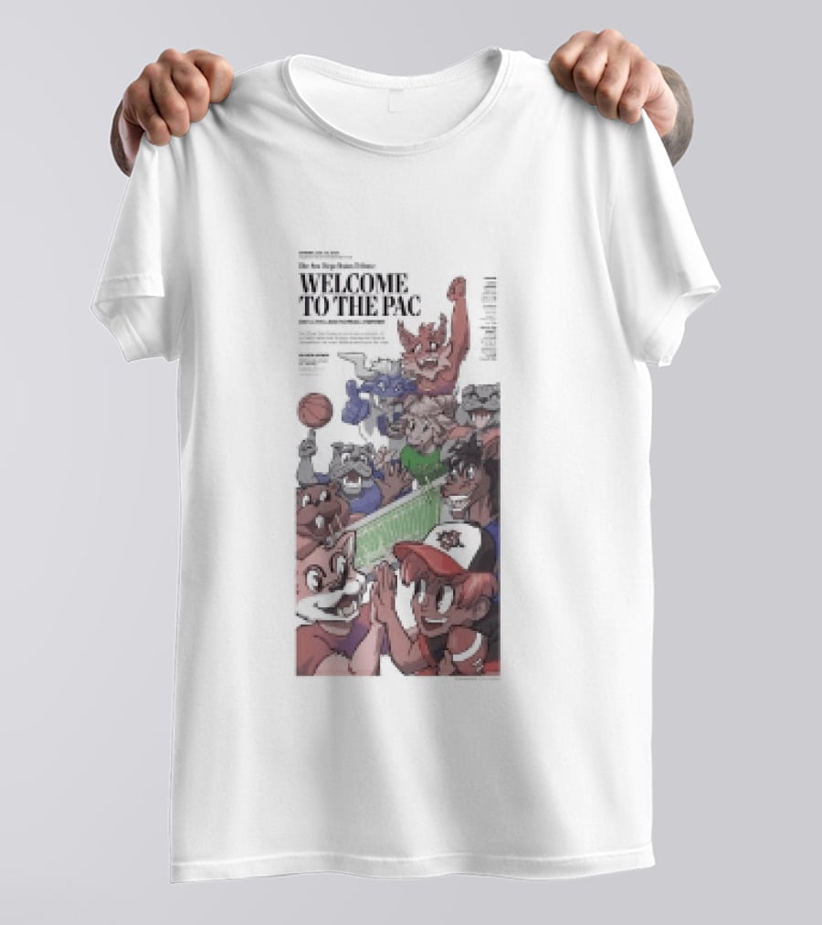 Welcome To The Pac San Diego State Aztecs College Football Preview Balloon Fiesta T-Shirt