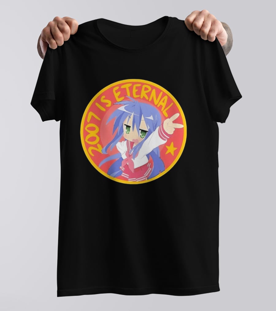 Konata Izumi 2007 Is Eternal Lucky Star Anime T-Shirt