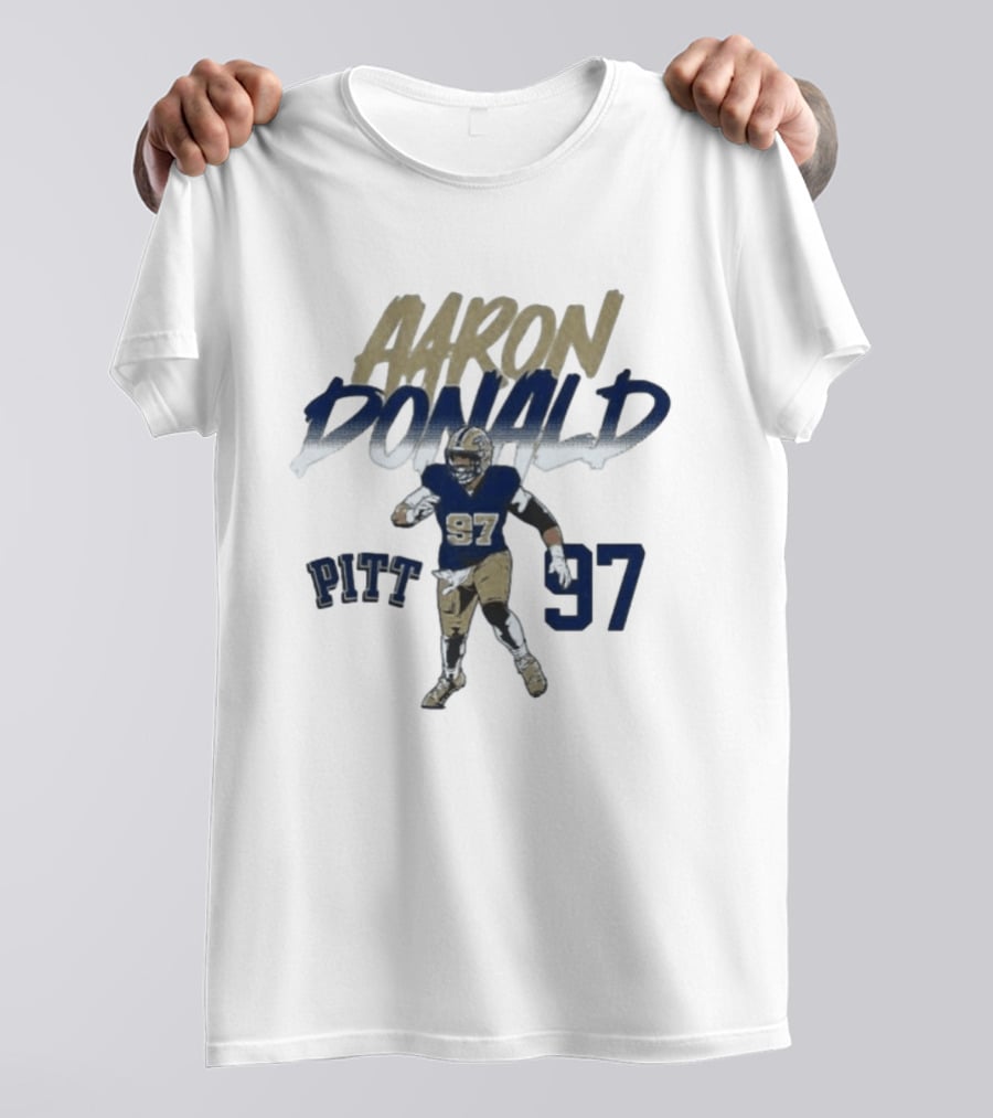 Aaron Donald 97 Pitt Panthers Football T-Shirt