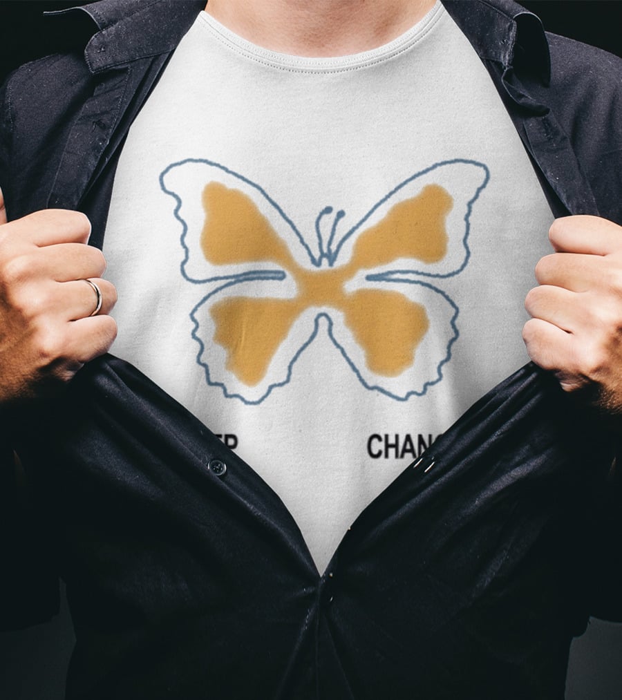 I Keep Changing Butterfly Aesthetic Inspirational Motivational Positive Transformation T-Shirt