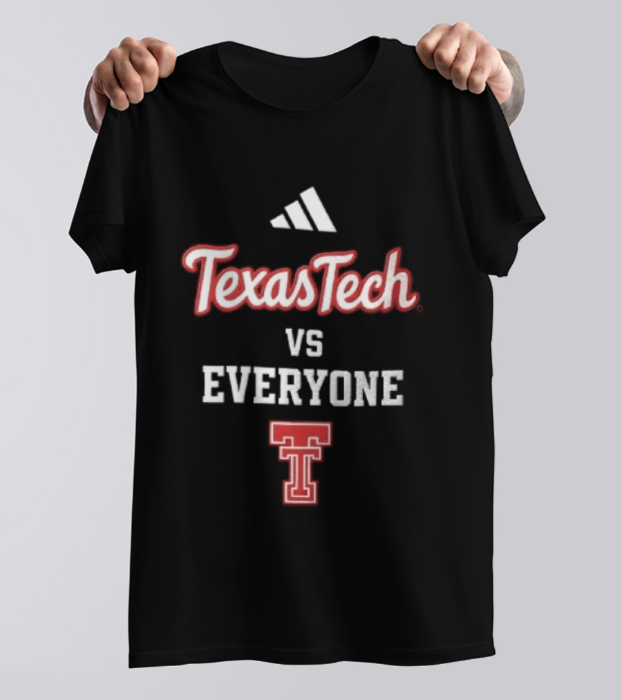Texas Tech Vs Everyone Red Raiders Sports Rivalry Team Spirit T-Shirt