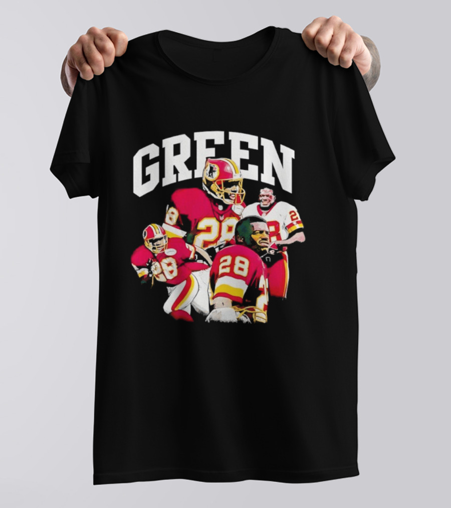 Darrell Green 28 Washington Football Legends Redskins NFL T-Shirt