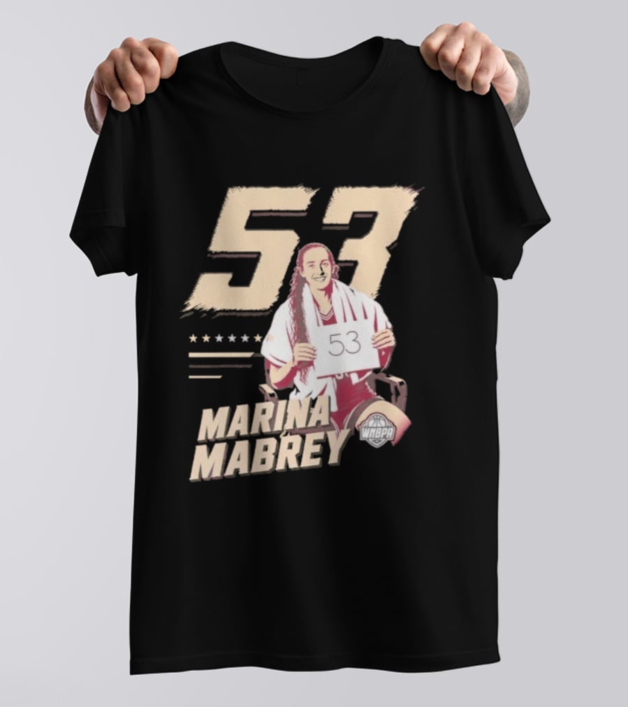 Marina Mabrey 53 Notre Dame Fighting Irish Basketball T-Shirt