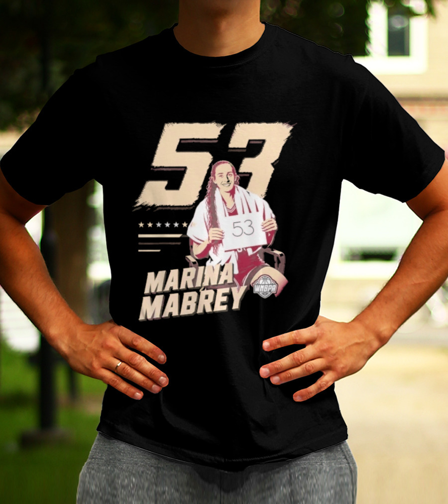 Marina Mabrey 53 Notre Dame Fighting Irish Basketball T-Shirt