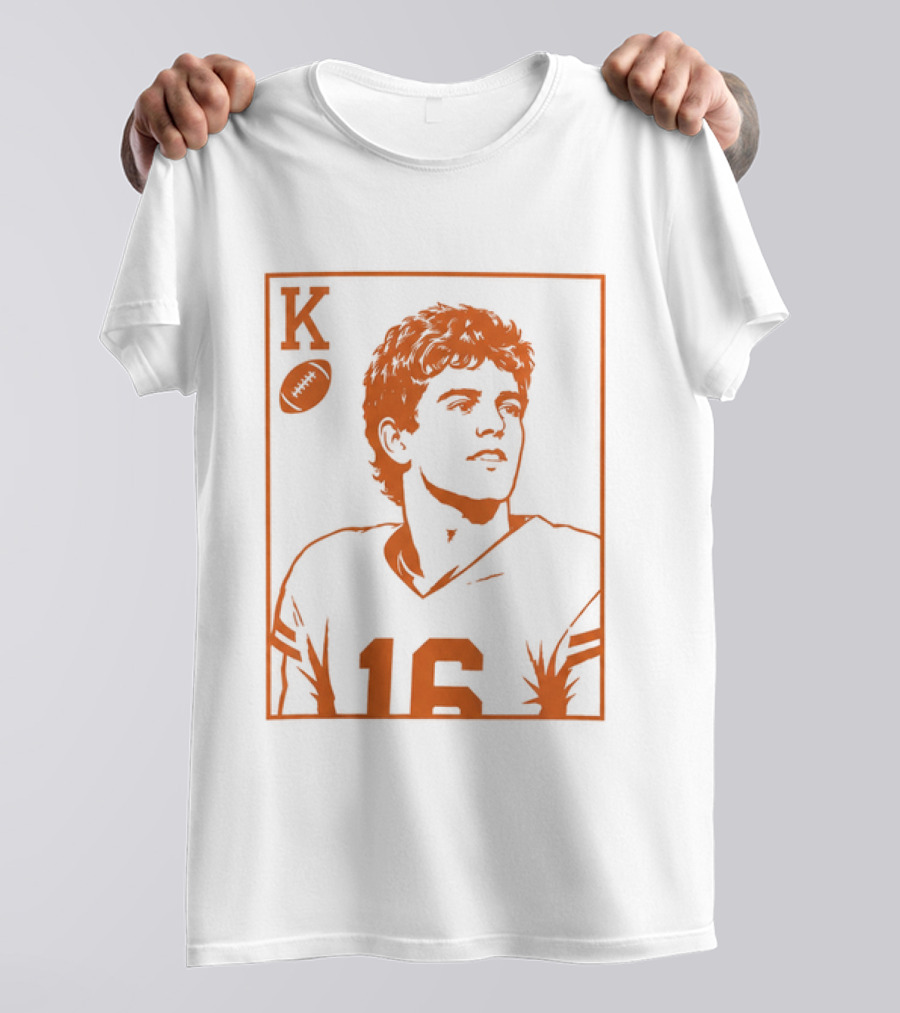 Arch Manning KO Football Card 16 T-Shirt