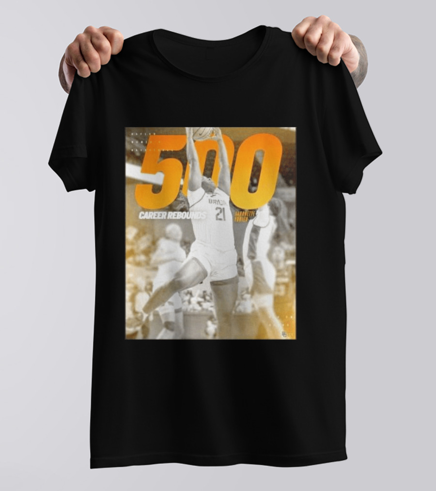 Baylor Bears Aaronette Vonleh 500 Career Rebounds T-Shirt