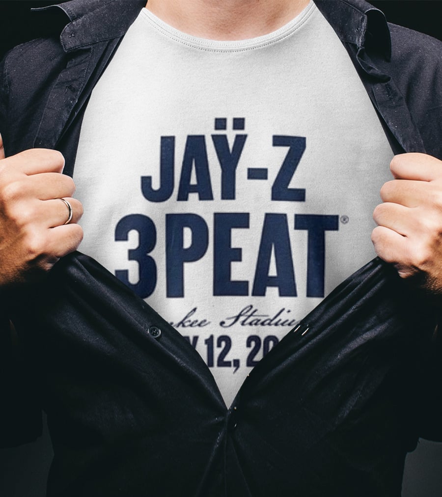 JAY Z 3PEAT Yankee Stadium July 12 2026 T-Shirt