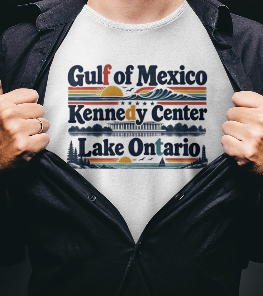 Gulf Of Mexico Lake Ontario Kennedy Center Resist Fdt T-Shirt