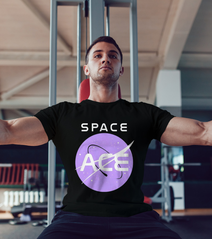 Space Ace NASA Astronomy Galaxy Iconic Insignia T-Shirt