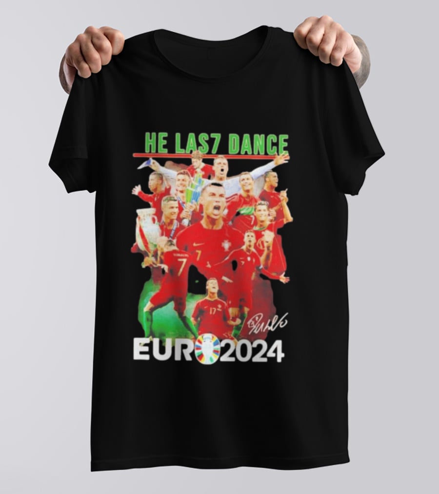 Cristiano Ronaldo He Las7 Dance Euro 2024 T-Shirt