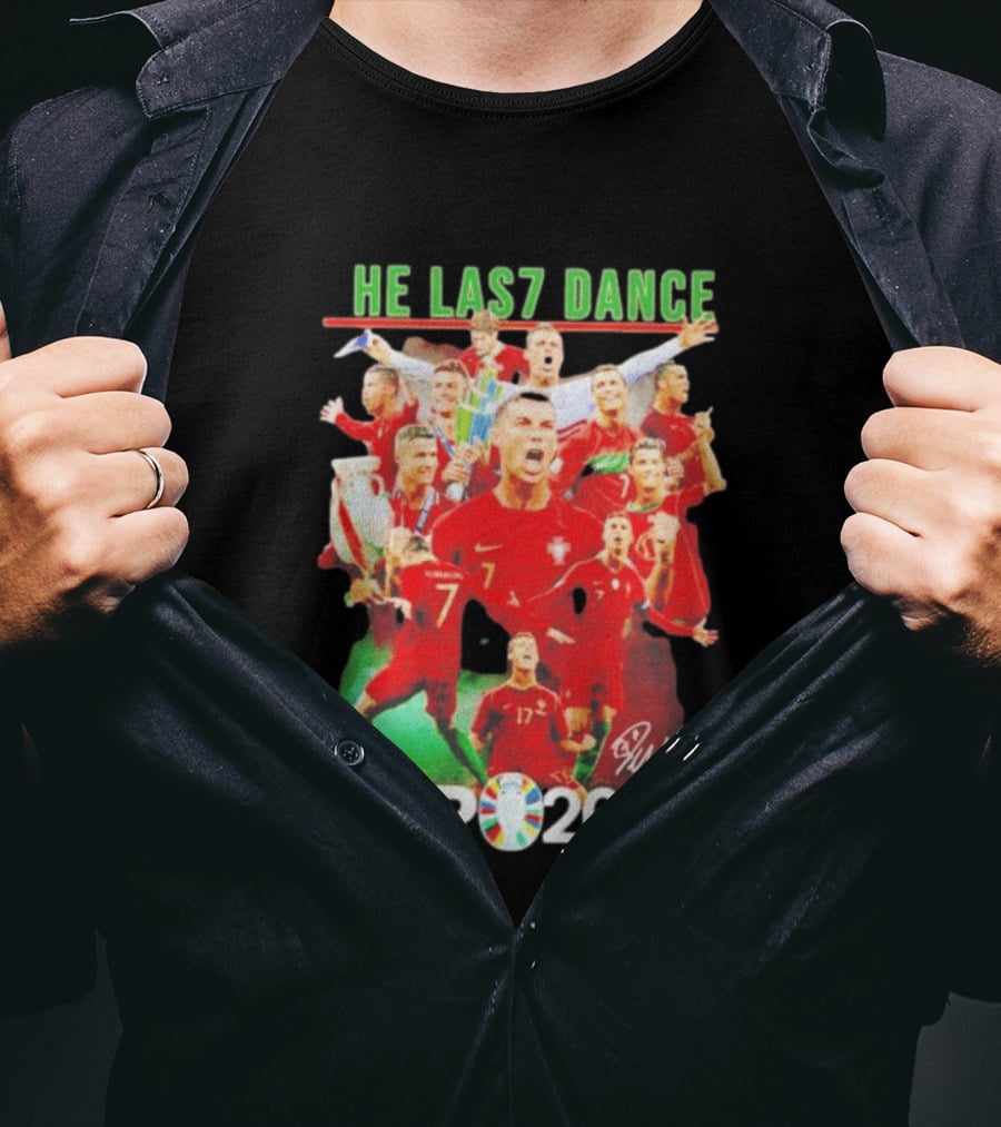 Cristiano Ronaldo He Las7 Dance Euro 2024 T-Shirt
