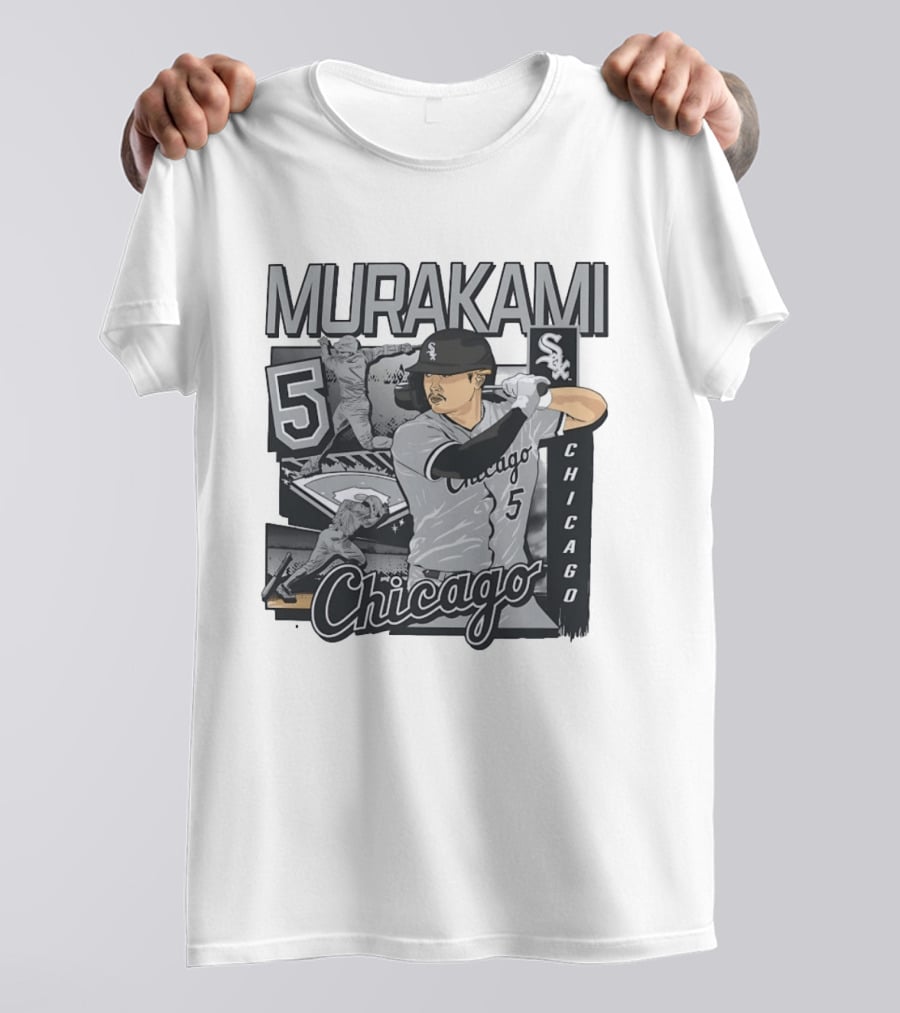 Munetaka Murakami Chicago White Sox 5 Baseball Player Number 5 Chicago White Sox T-Shirt