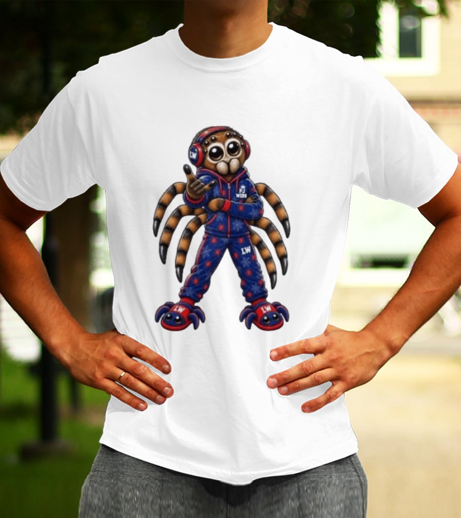 PJ Black Spidey PJ Webb LW Spider Character In Blue Red Outfit T-Shirt