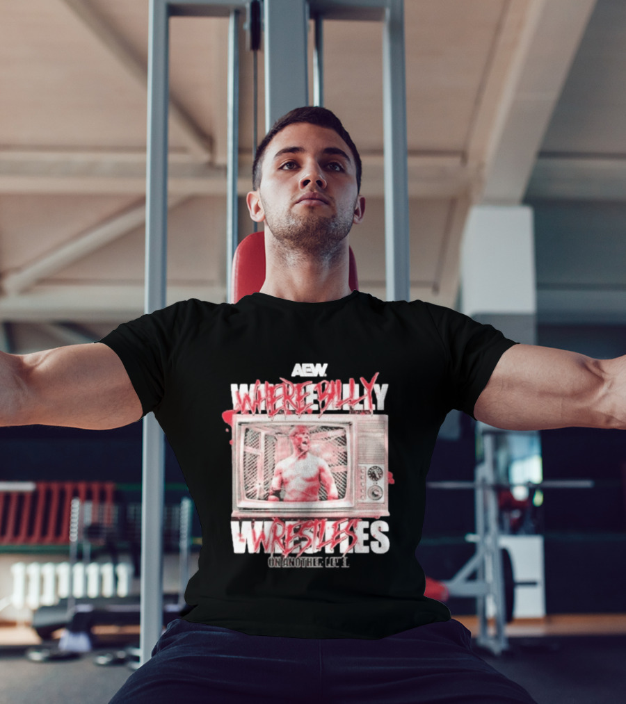 AEW Where Billy Wrestles TV Cage Match T-Shirt