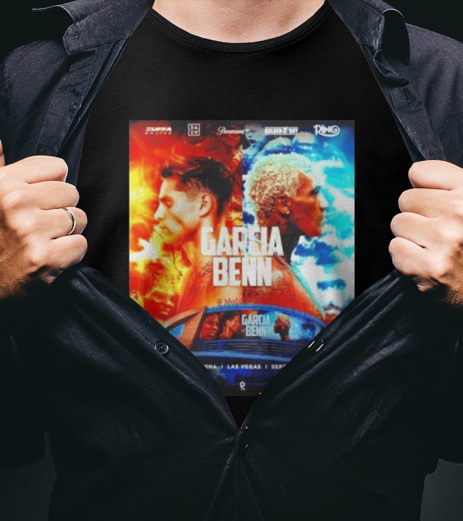 Garcia Vs Benn Live Fight DAZN Mobile Arena Las Vegas September 12th T-Shirt