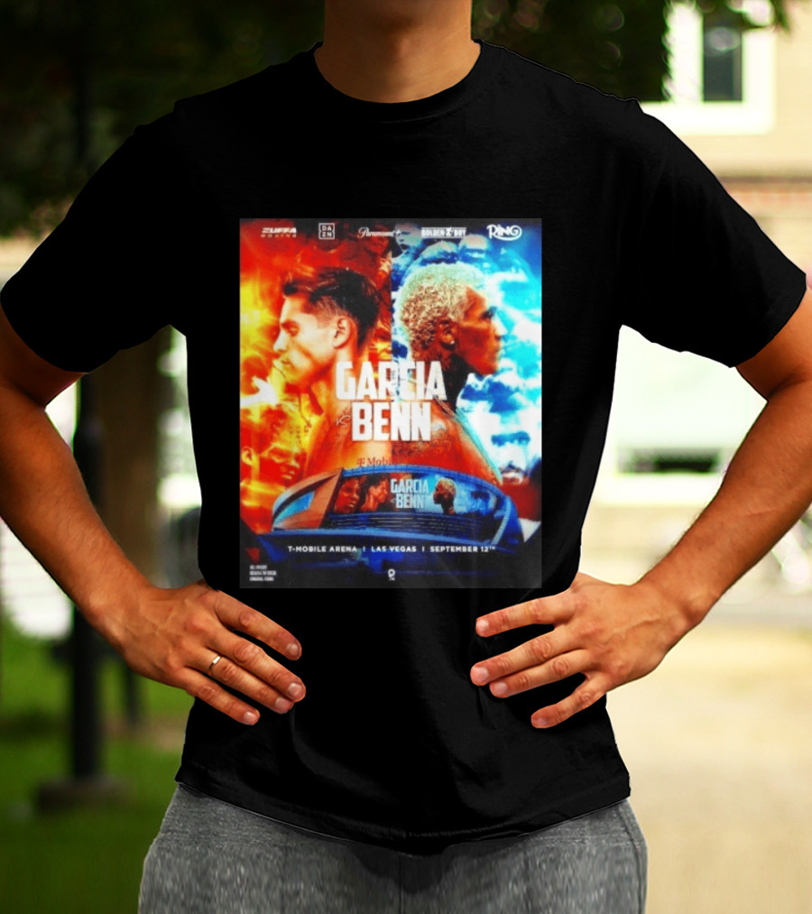 Garcia Vs Benn Live Fight DAZN Mobile Arena Las Vegas September 12th T-Shirt