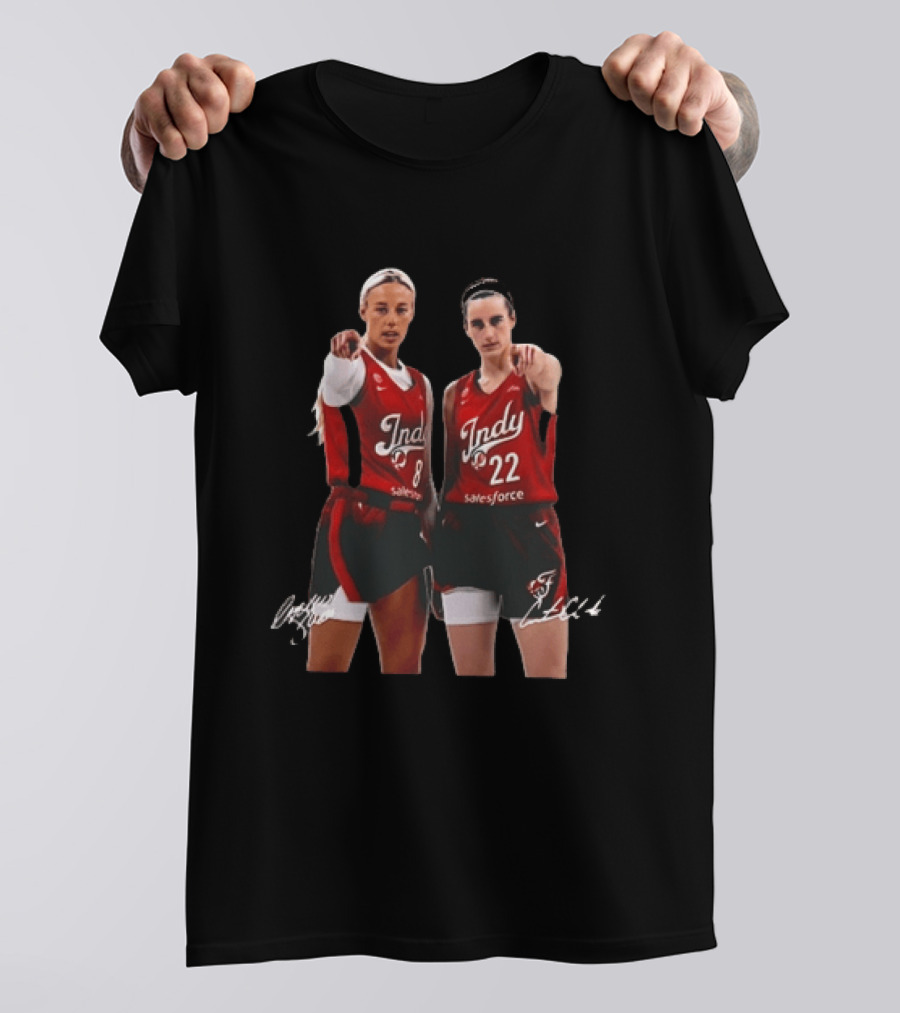 Indy Basketball Players 8 And 22 With Signatures SalesForce T-Shirt