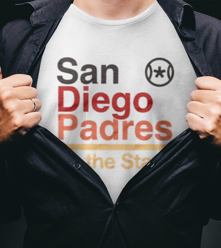 San Diego Padres To The Stars TTS X Homage Classic Ash T-Shirt