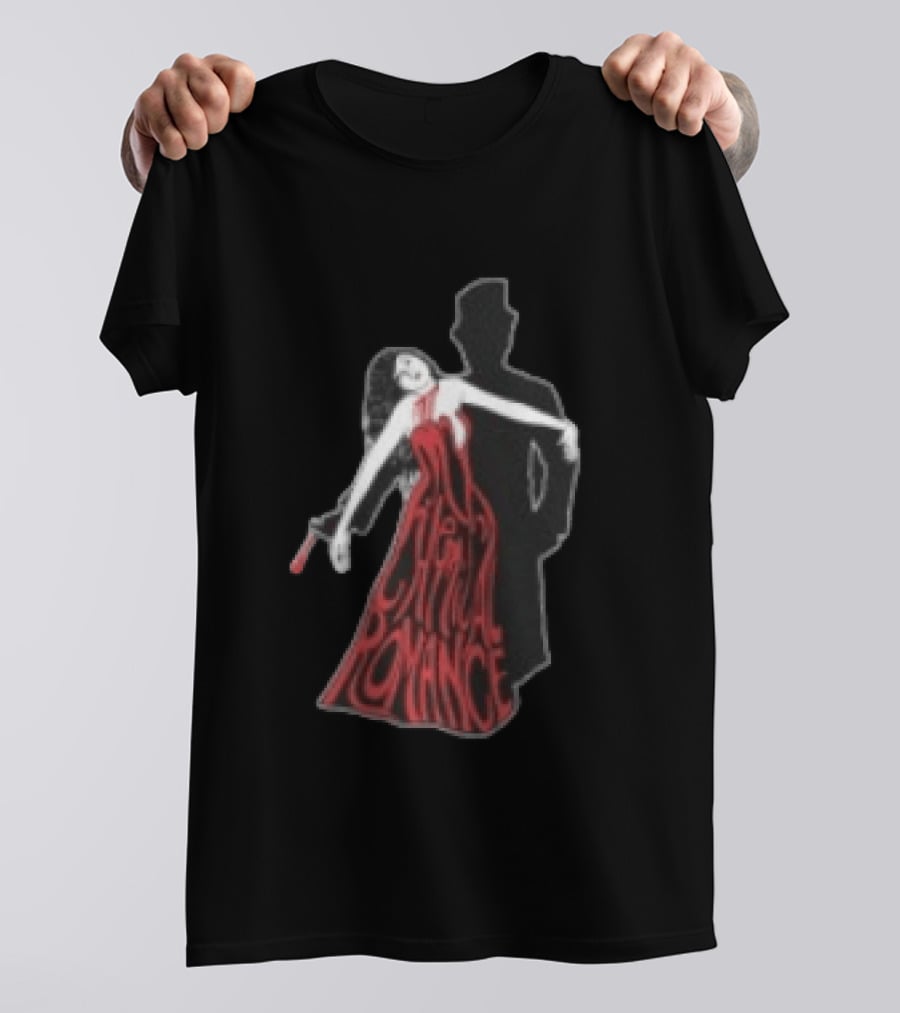 Nostalgia Gland Store Shhh My Chemical Romance Red Dress Shadow T-Shirt