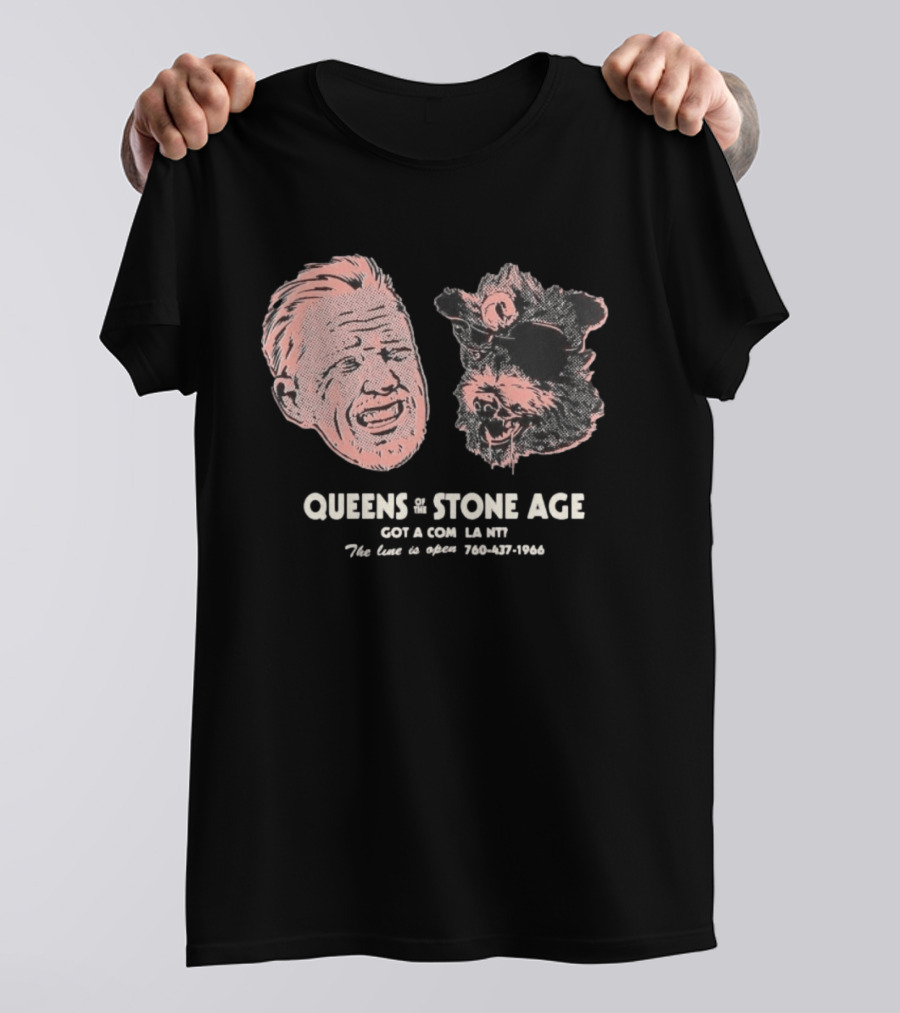 Queens Of The Stone Age Got A Compl La Nv The Line Is Open 760 437 1966 T-Shirt