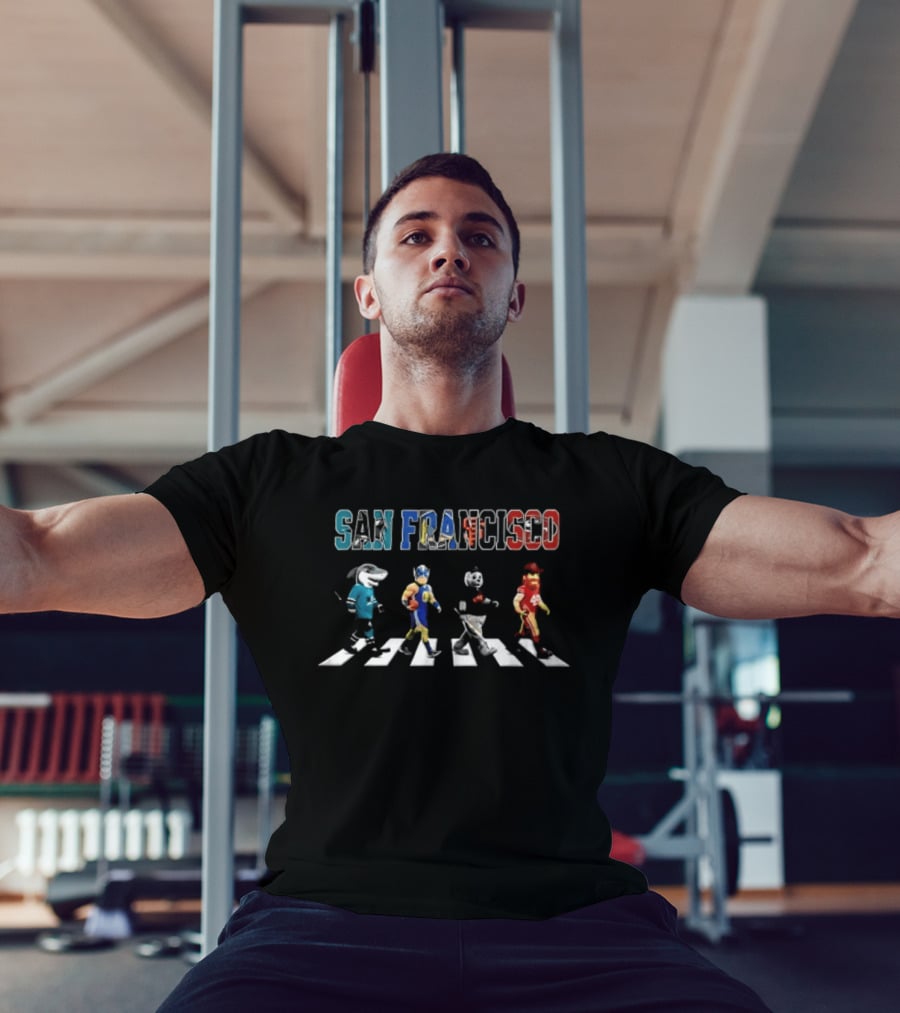 San Francisco Football Baseball Hockey Abbey Road Sports T-Shirt