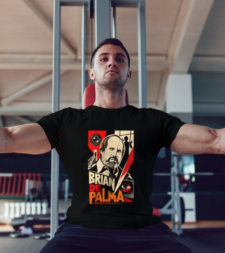 Brian De Palma Cinematic Visionary Red Eye Montages T-Shirt