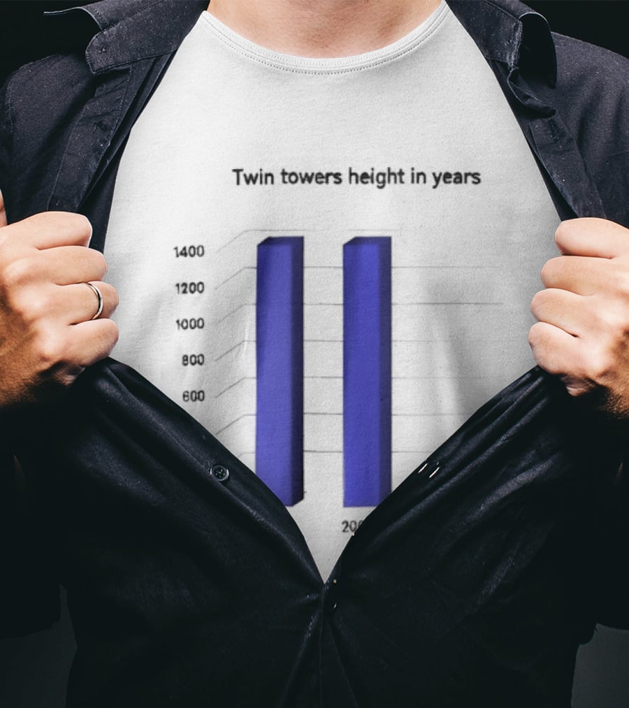 9 11 Twin Towers 110 Stories Tall In Years Of Remembrance T-Shirt