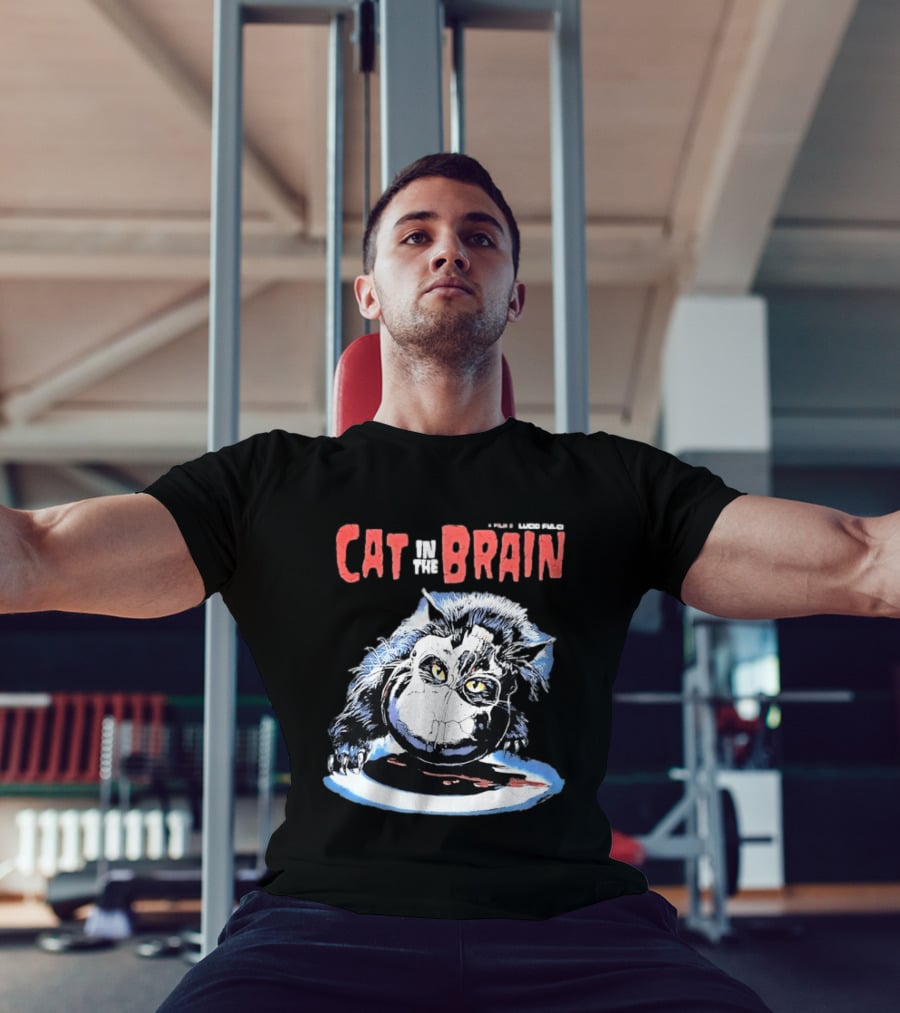 Lucio Fulci Cat In The Brain Horror Movie Graphic Novelty T-Shirt