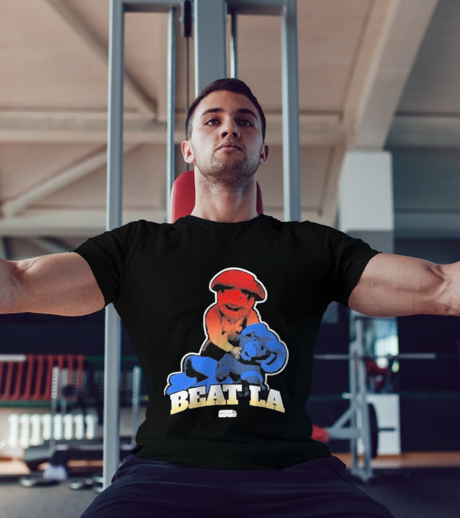 San Francisco 49ers Beat LA Rams Retro Style Football Rivalry T-Shirt