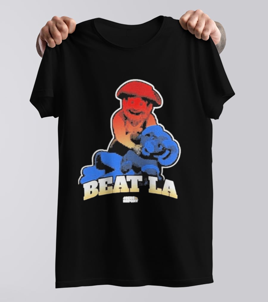 San Francisco 49ers Beat LA Rams Retro Style Football Rivalry T-Shirt