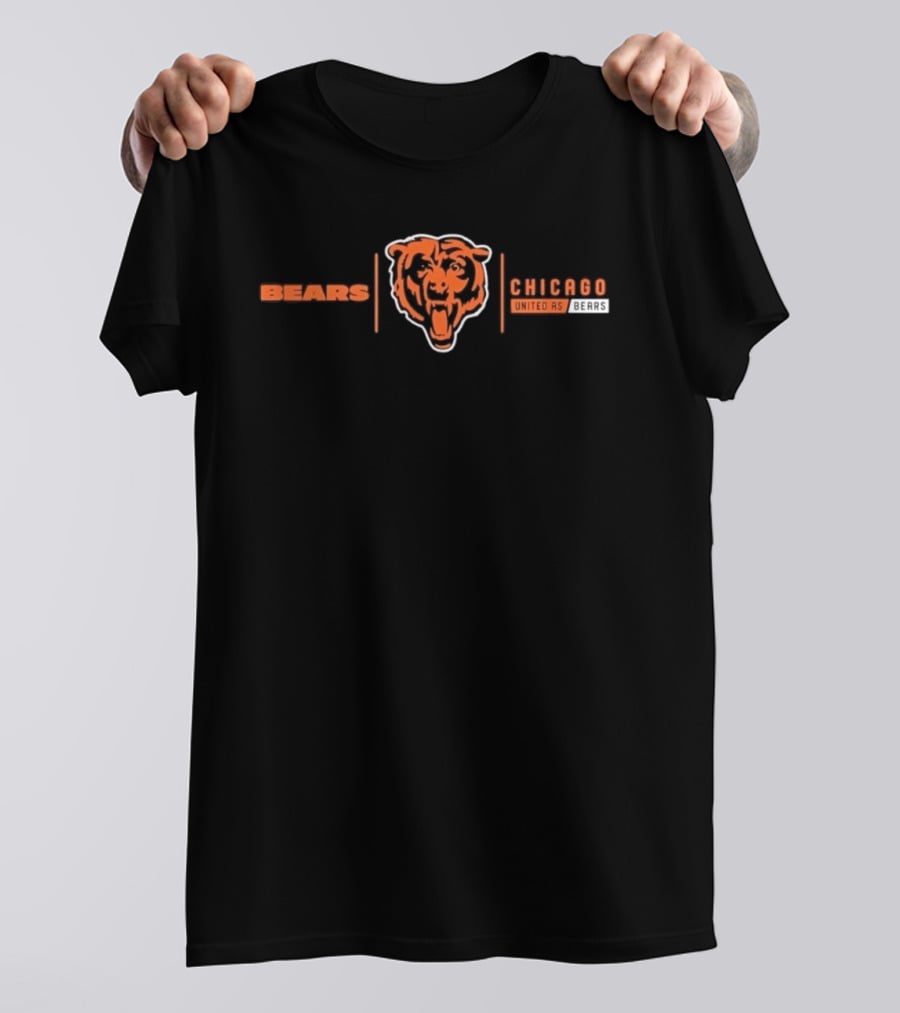 Bears Chicago United As Football T-Shirt