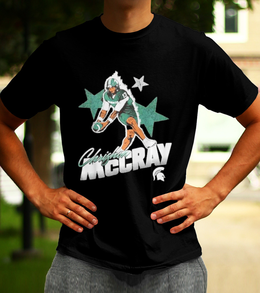 Chrishon McCray Stars Michigan State Spartans Football T-Shirt