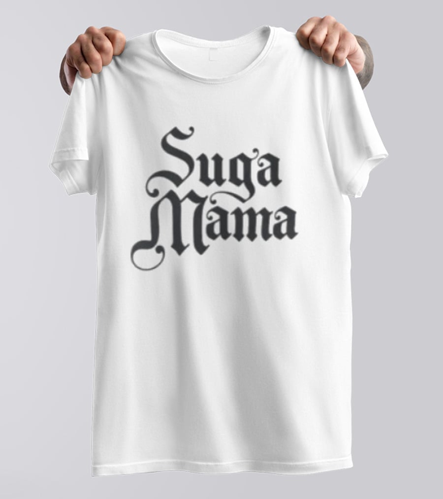Beyonce Store Suga Mama Cropped Bold Gothic T-Shirt