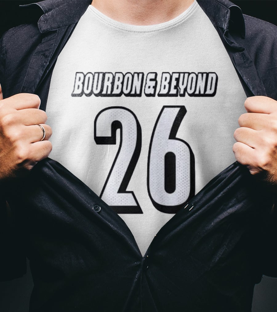Bourbon And Beyond 26 Louisville Cardinals Name And Number T-Shirt