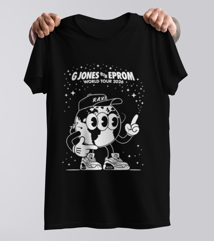 G Jones Eprom World Tour 2023 RAM Earth T-Shirt