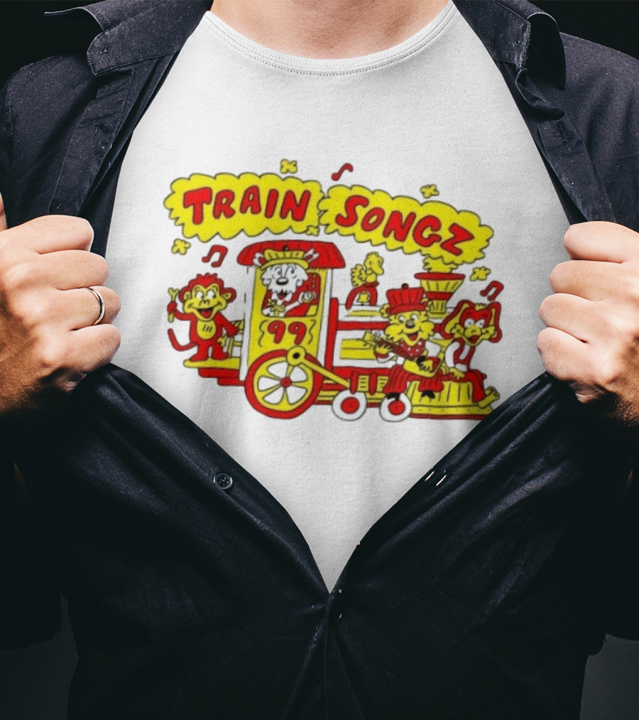 Train Songz 99 Musical Cartoon Animal Band Fun Adventure T-Shirt