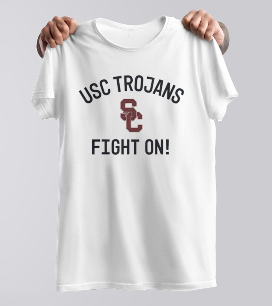 USC Trojans SC Emblem Fight On University Of Southern California T-Shirt