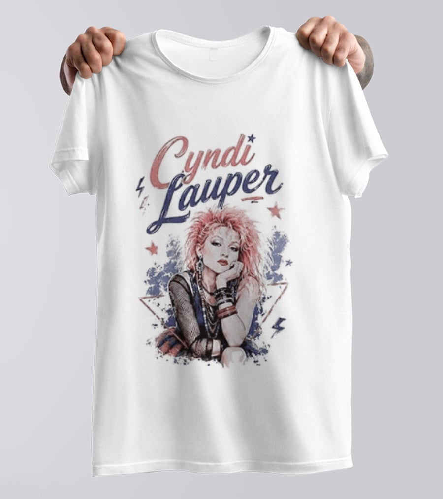 Cyndi Lauper Loud Colors Wild Heart Retro 80s T-Shirt
