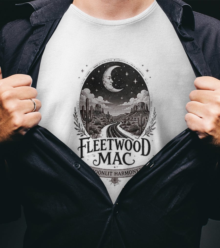 Fleetwood Mac Moonlit Harmony Nighttime T-Shirt