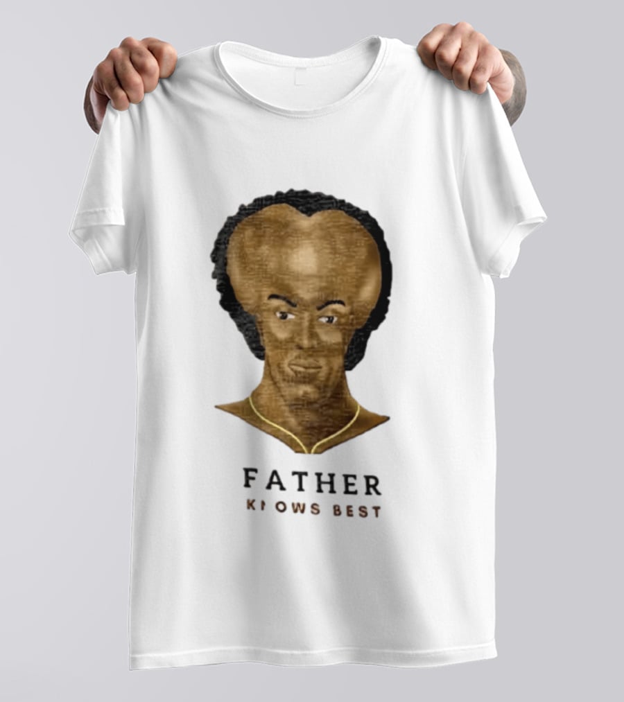 Father Knows Best Yakub Large Heart Shaped Brain T-Shirt