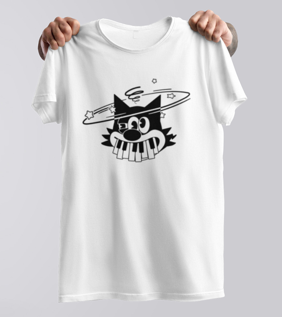 G Jones Eprom Slamming Keys Cat T-Shirt