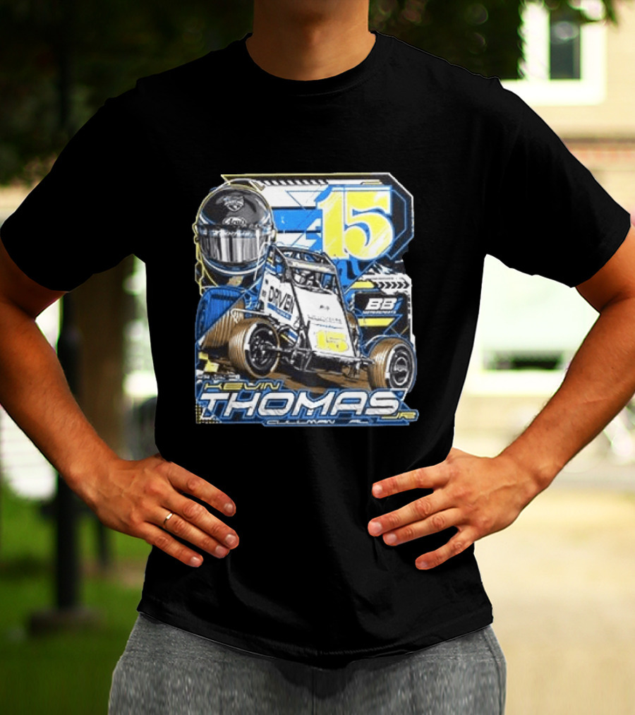Kevin Thomas Cullman 15 Car Racing BB Performance T-Shirt