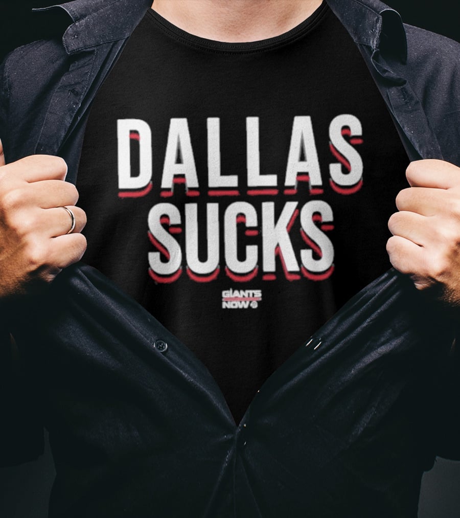New York Giants Dallas Sucks NFL Rivalry Fan T-Shirt