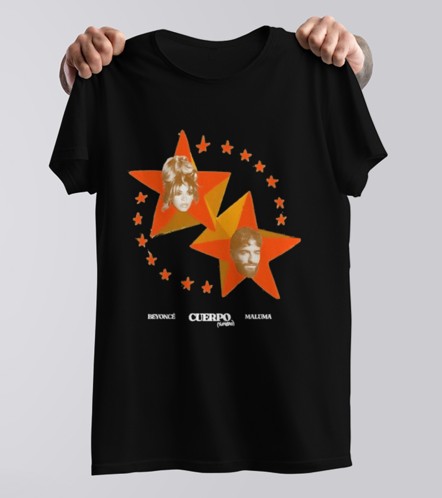 Beyoncé Maluma Cuerpo Tumbao Latin Pop Starry T-Shirt