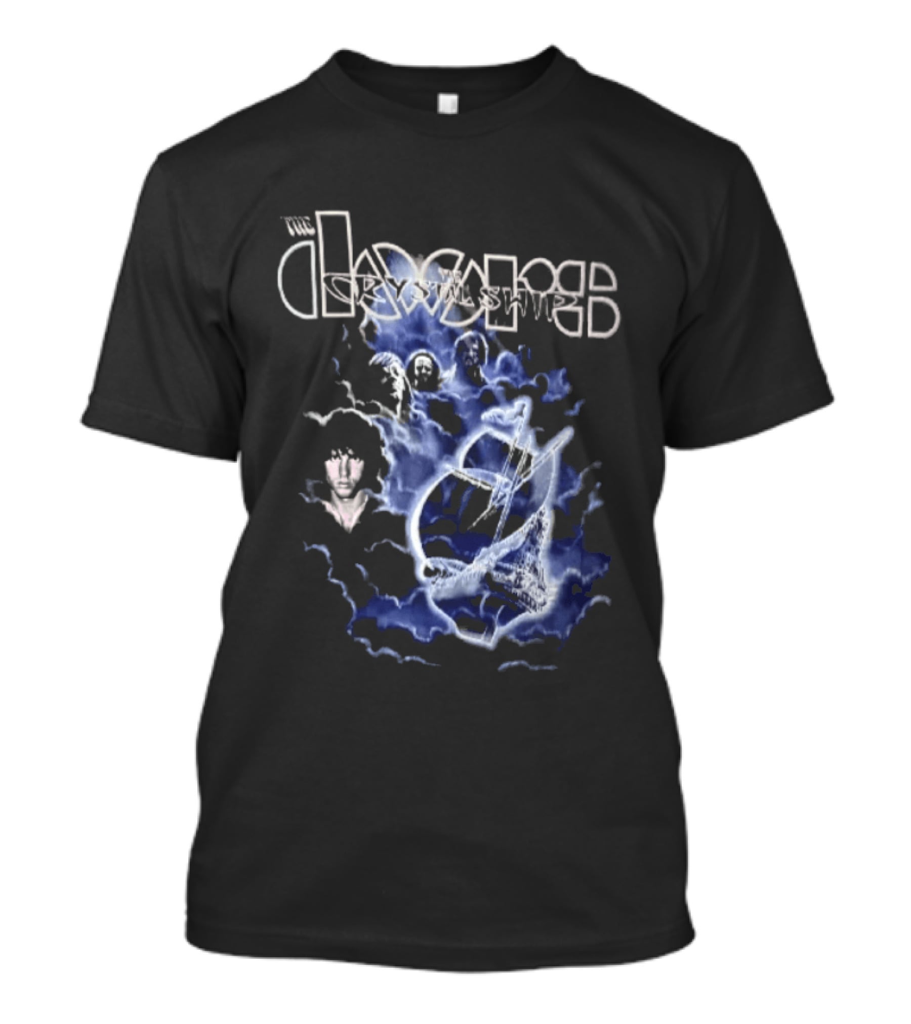 The Doors Jim Morrison Crystal Ship Lyrics And Band Members T-Shirt