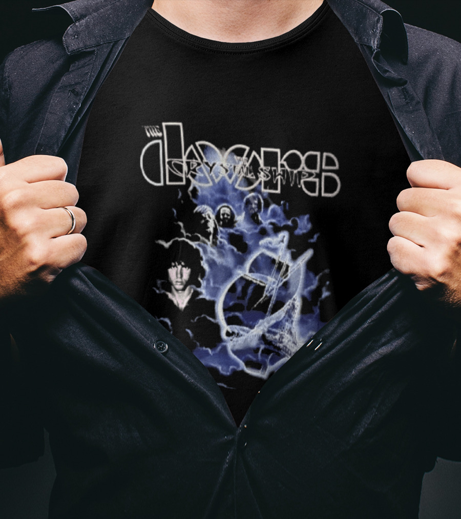 The Doors Jim Morrison Crystal Ship Lyrics And Band Members T-Shirt